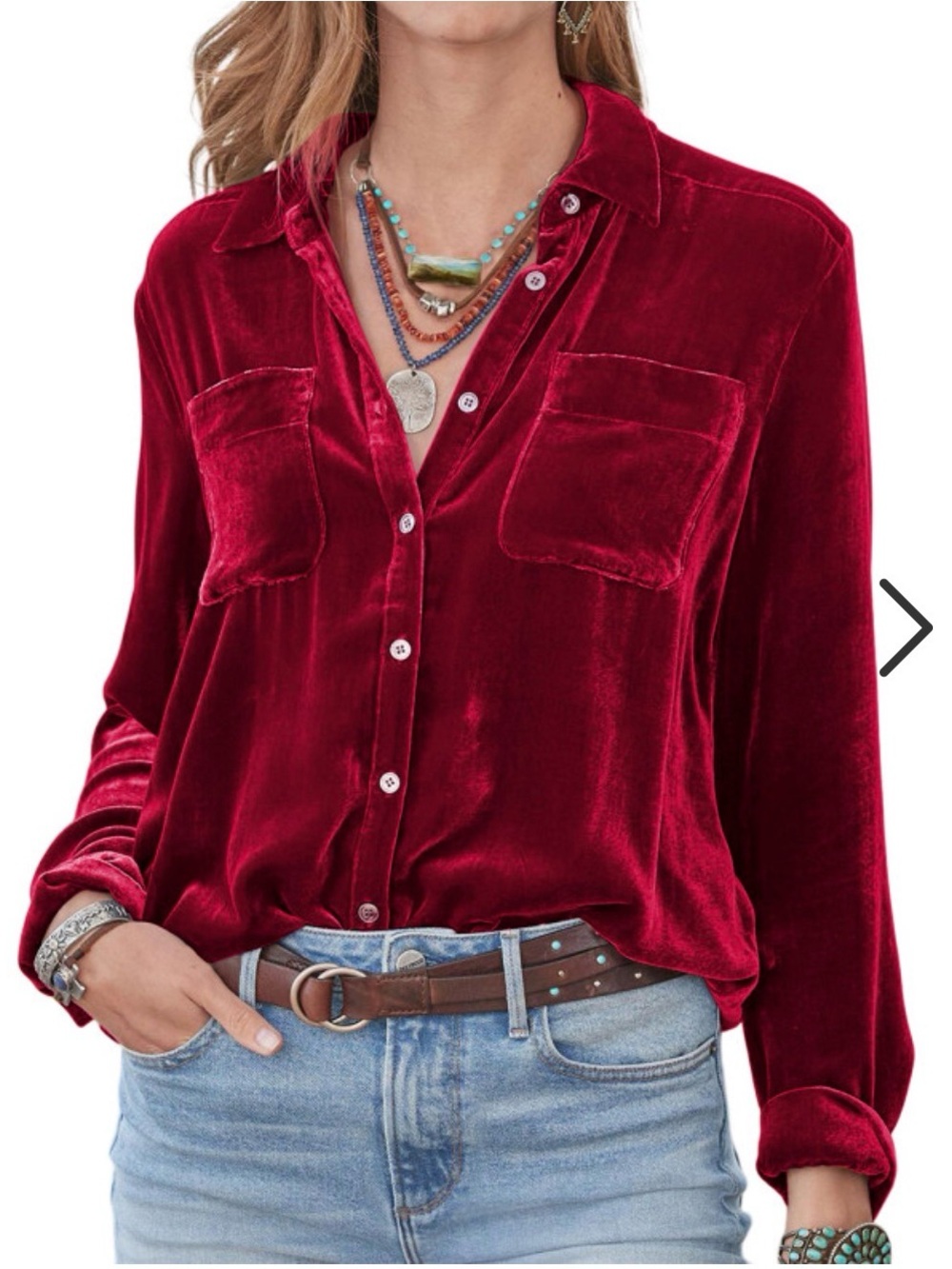R.vivimos women’s velvet blouse long sleeve fall winter classy size large 12/14